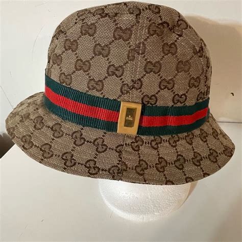 gucci cherry hat|authentic gucci bucket hat.